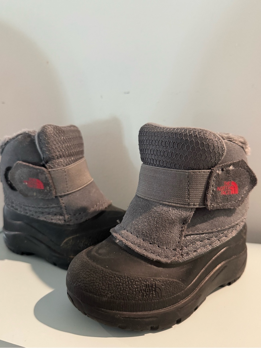 North face Toddler Alpenglow II Boots Waterproof Winter Boots - Gray